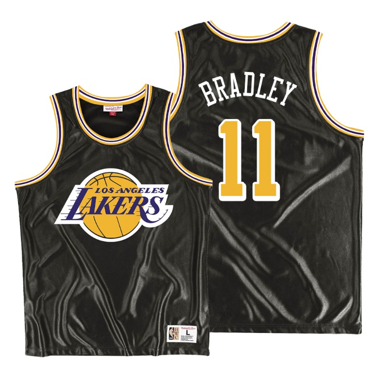 Men's Los Angeles Lakers Avery Bradley #11 NBA Hardwood Classics Dazzle Black Basketball Jersey LBJ2883NK